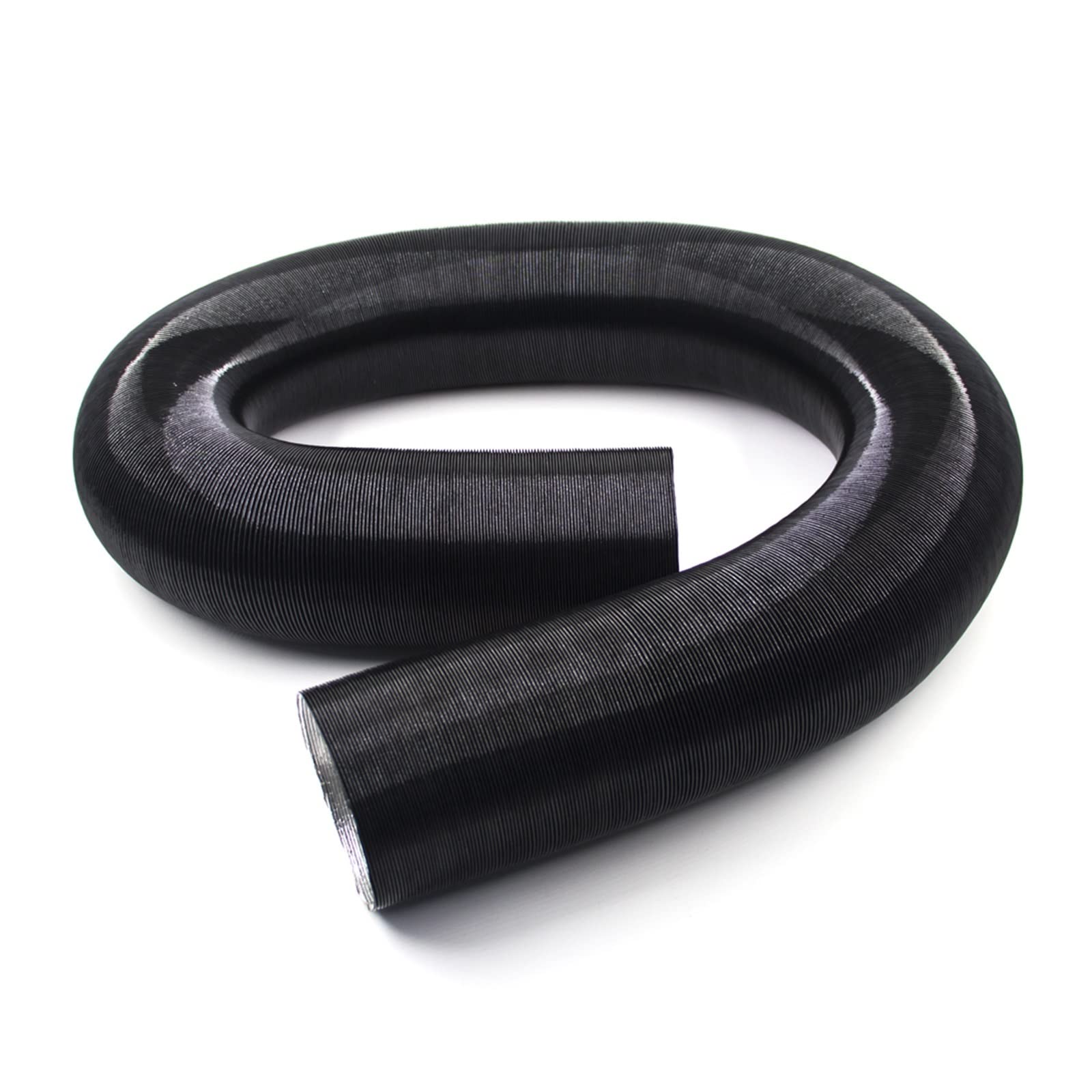 Tuyau D’évacuation D’air Pour Chauffage Diesel Eberspacher/Webasto – Connecteur 42 Mm Ou 75 Mm – Sortie Plate Noire