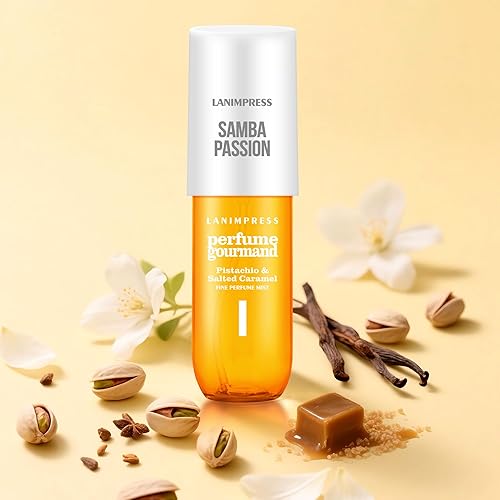 Miniatura 3 de Perfume Mist No. 1, aroma de larga duración con sabor mixto, fragancia natural Samba Passion, caramelo de vainilla y jazmín, afrutado y fresco, para