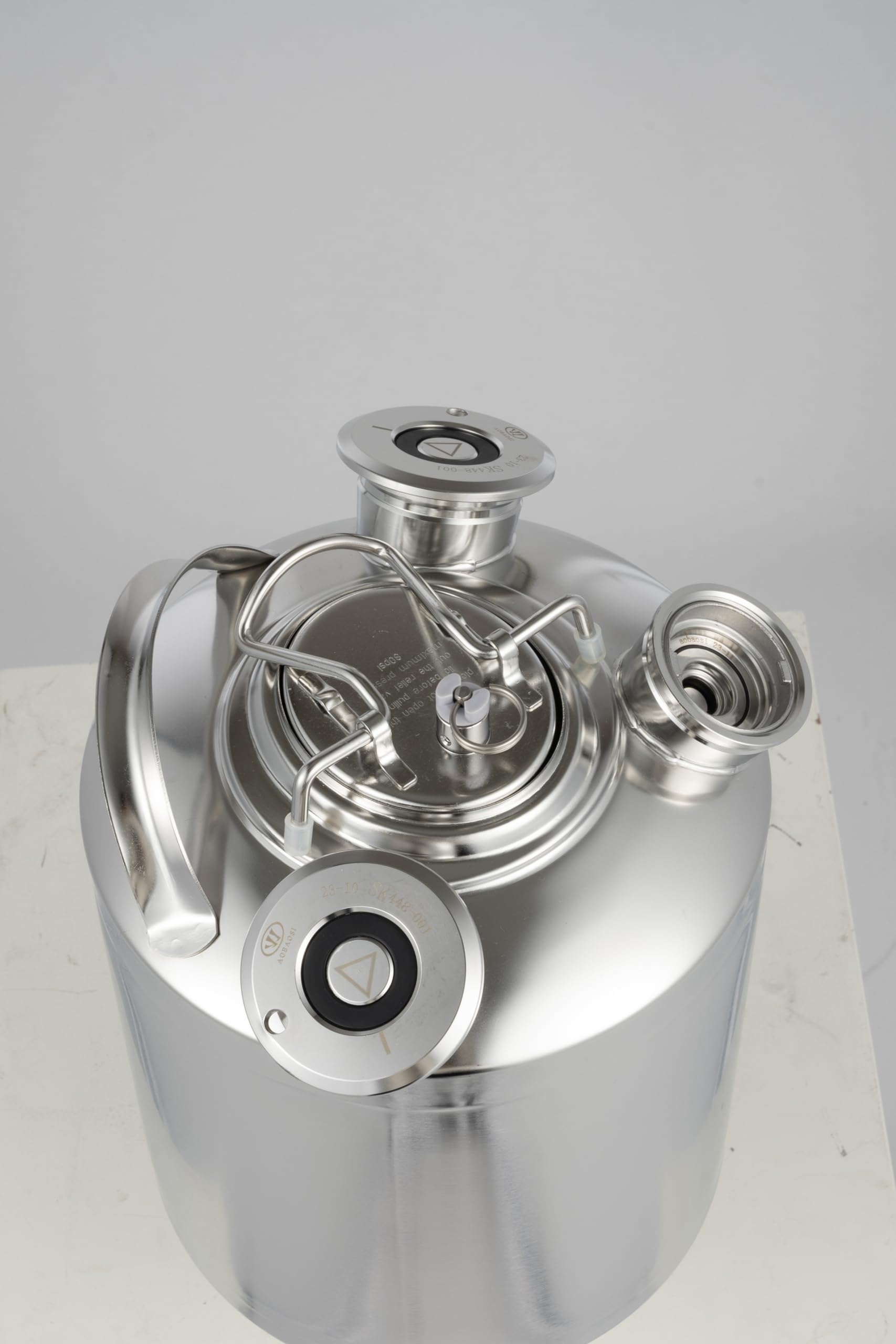Fût de nettoyage de bière, en acier inoxydable, pour machine à bière, tonneau de bière, tonneau de bière, tonneau de bière, tonneau de bière, growler Keg, portable, bricolage, nettoyage des