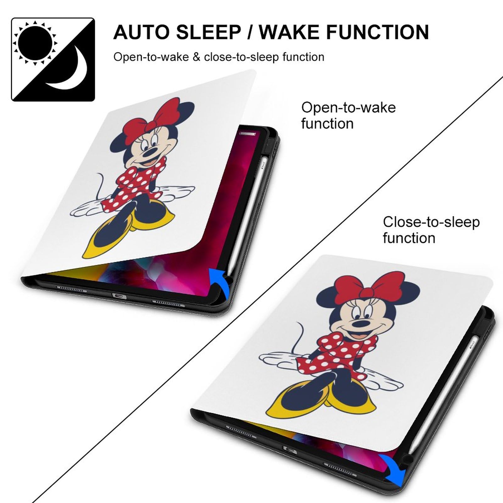 Amazon.co.jp: iPad Pro 11 ケース ミッキーマウス ミニー 第3世代/第2