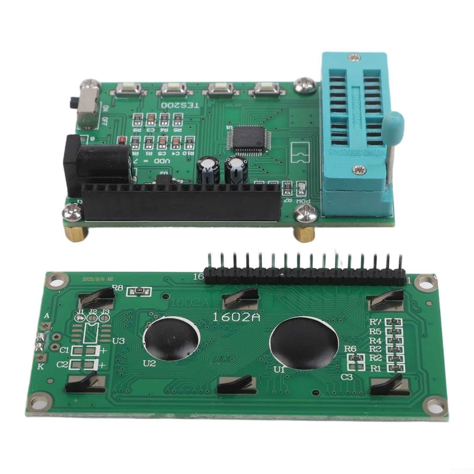 Tes200 IC Logic Gate Tester Per 74 40 Chip Series, LED Digital Meter DC 7-12V, Strumento Portatile Per Elettronica Laboratorio Riparazione