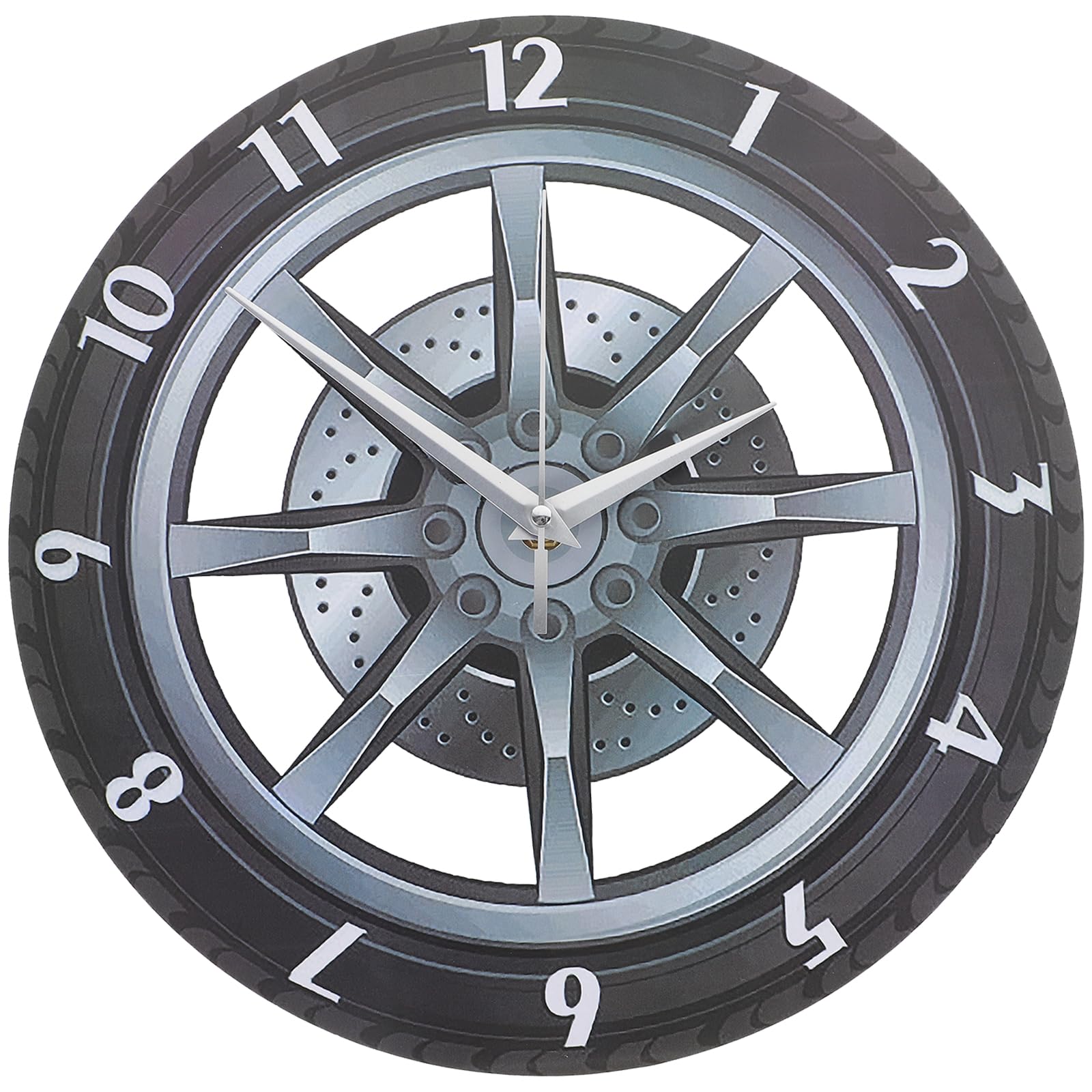 Horloge Décorative Auto 3D en Acrylique Haute Résistance aux Rayures