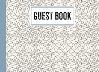 Guest Book: Premium Striped Cover Guest Book, Guest book for Your Birthday Party, Anniversary, Bridal Shower, Visitors - 150 Pages, Size 8.25" x 6" by Teresa Ford