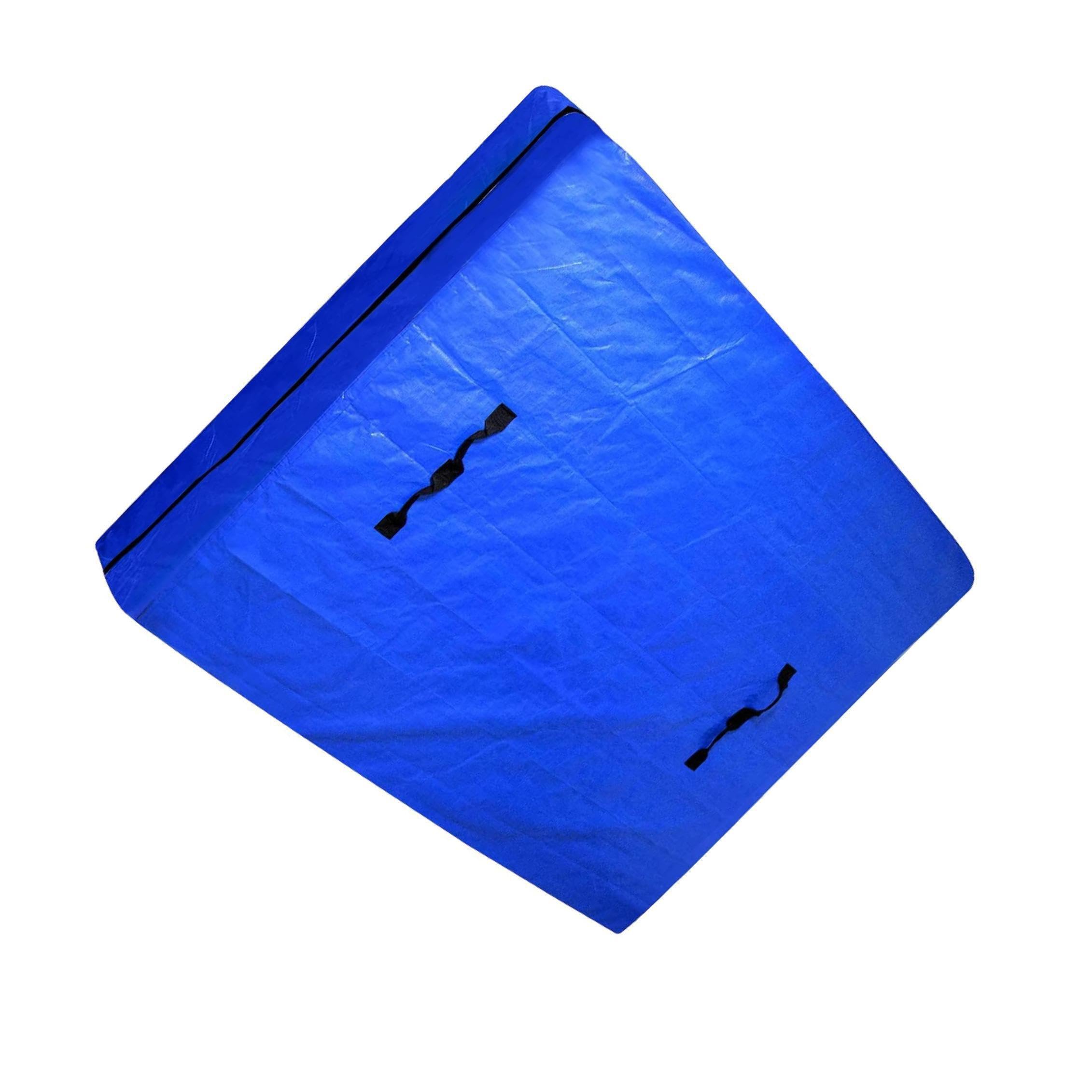 QLECXZI Extra Thick Mattress Moving Cover With Integrated Handles And Wear Resistant Features For Convenient Moving Solutions Mattress Storage Bags Wear, Blue, 196x106x38cm
