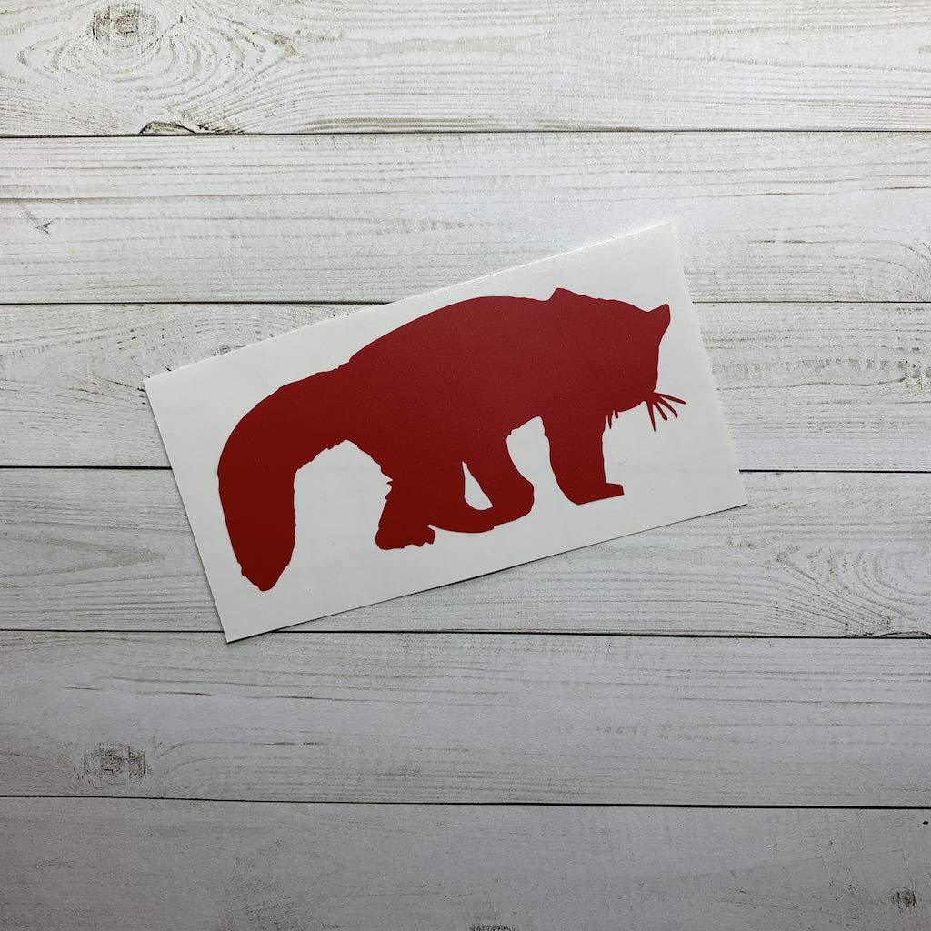 Red Panda Decal, Red Panda Vinyl Decal, Red Panda Sticker