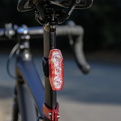 Miniatura 2 de CATEYE ViZ USB Rechargeable Daytime Safety Light  Super Bright LED Rear Bike Light, Visible up to 1 Mile, Opticube Lens, Day & Night Flash Modes,