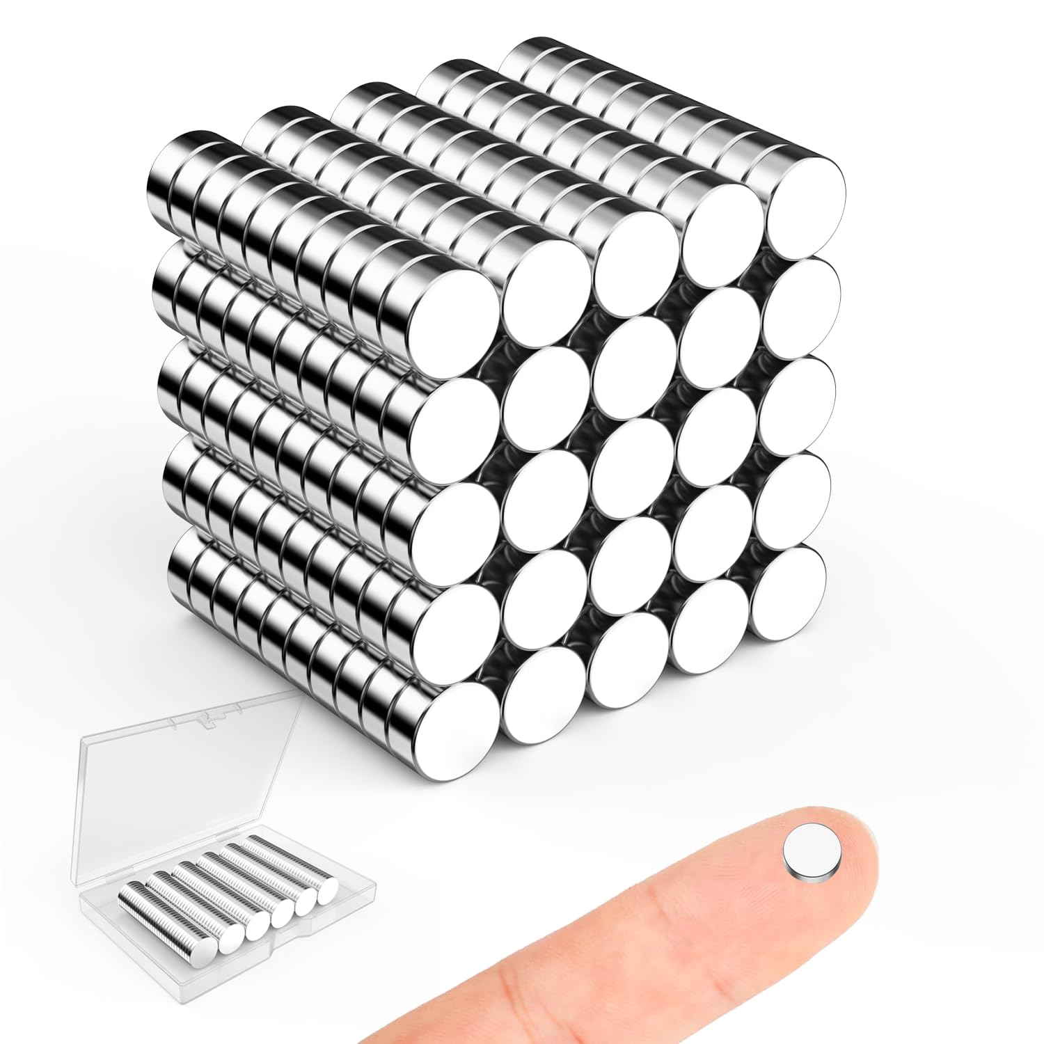 Magnets for Crafts, 5x2mm Small Round Magnetic 250 Pack — Amazon image 26