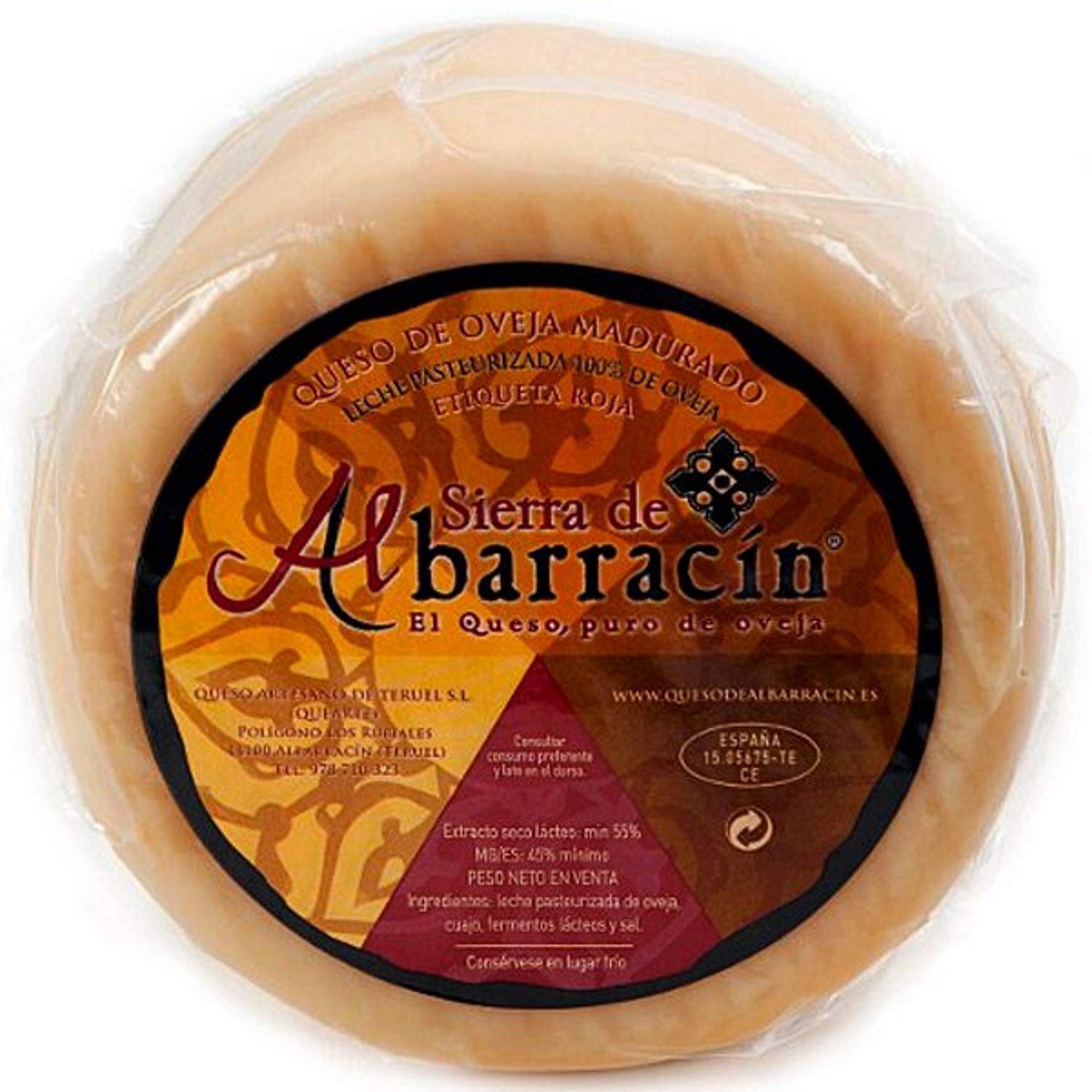 Halbgereifter Schafskäse 'Red Label' ca. 2,9 kg - Sierra de Albarracin