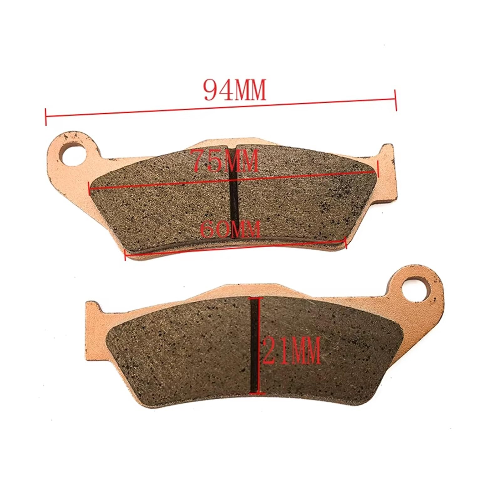 Bremsbelag Für GasGas EX F EC MC 250-450 2021-2022 Vorne Und Hinten Motorrad Bremsscheiben Pads Geeignet Scheibenbremsbeläge(Vordere Bremsbeläge)