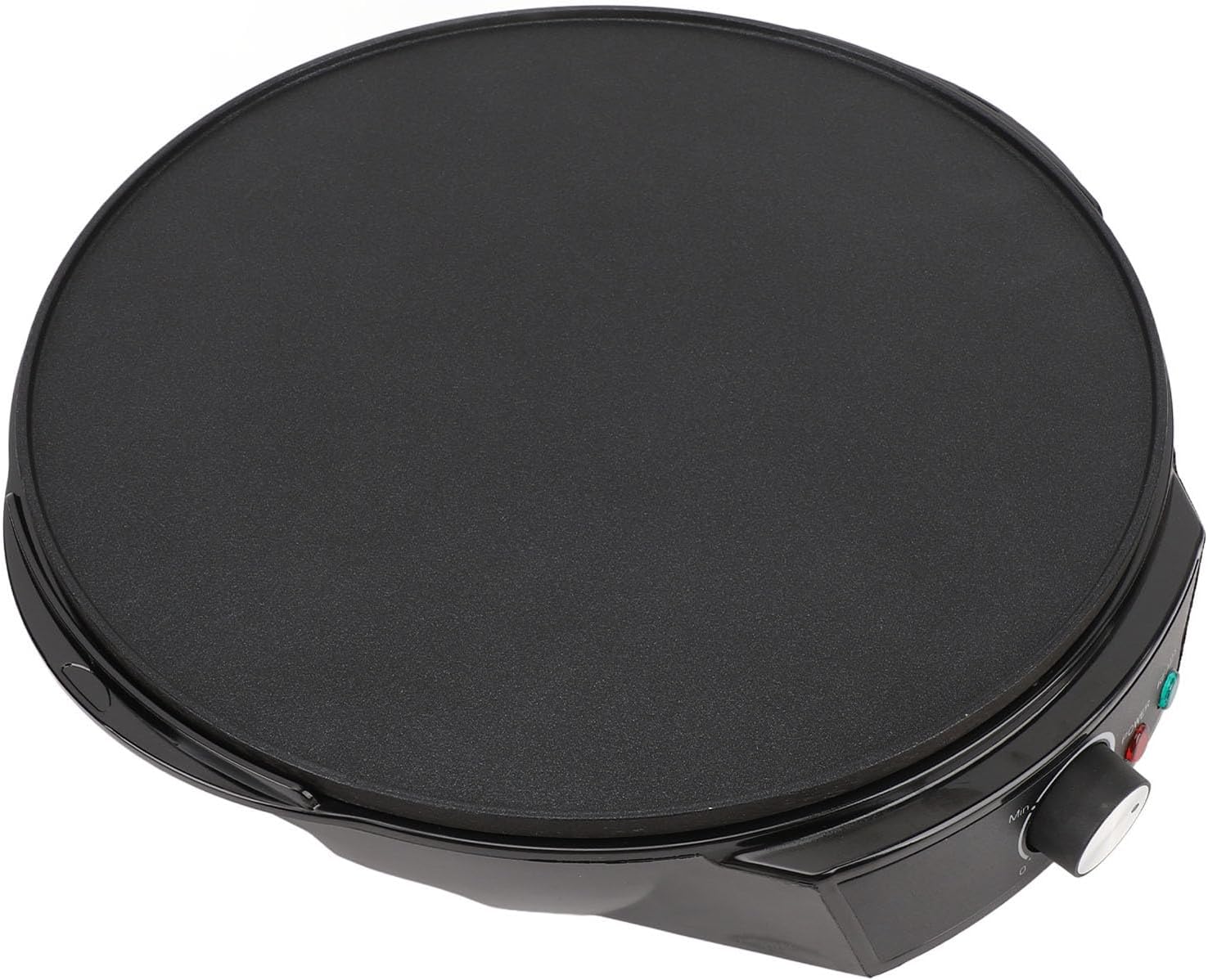 POCREATION Electric Crepe Maker, 900W Pancake Griddle with Accessories, Large Cooking Surface, Multi-Purpose