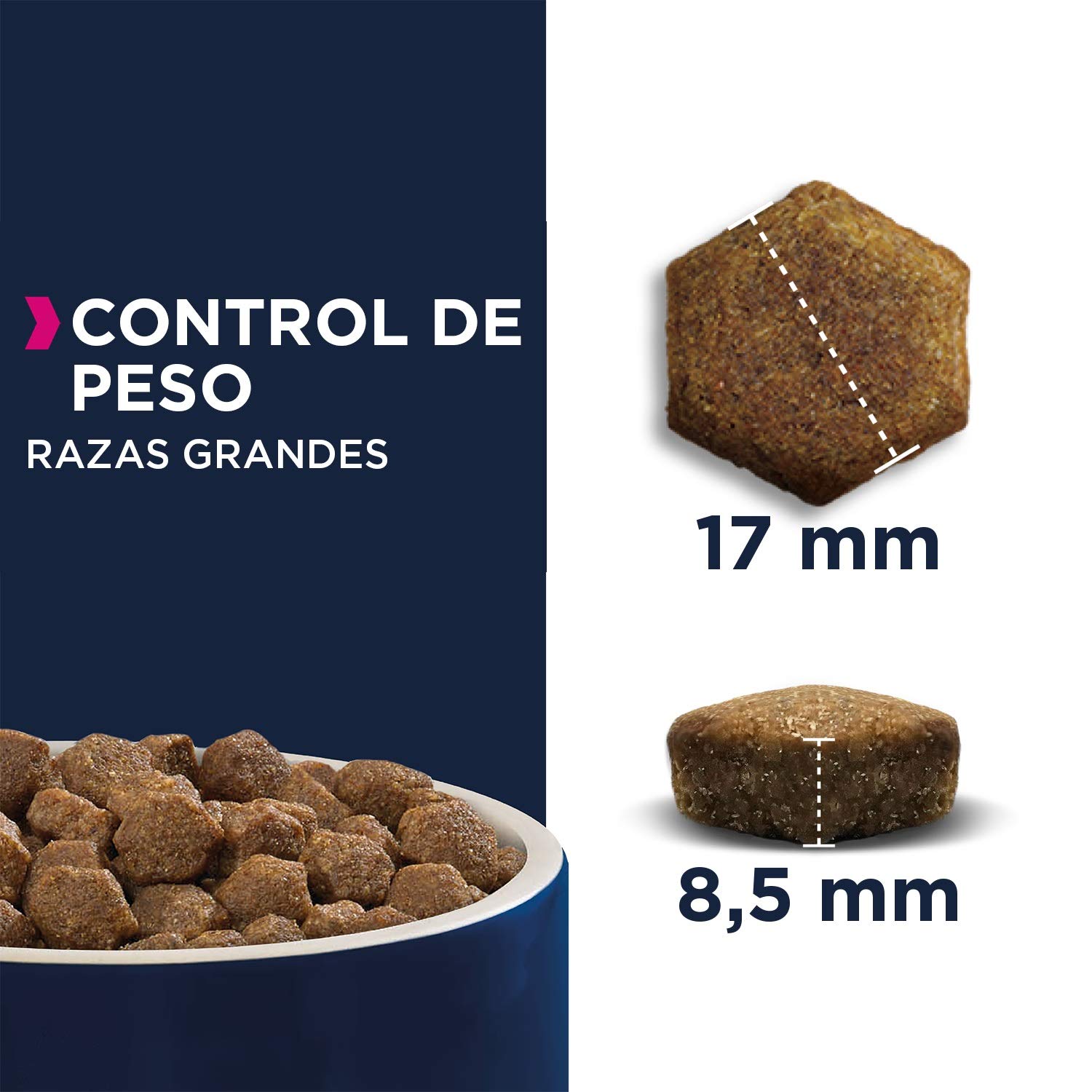 EUKANUBA Daily Care Alimento seco para perros adultos de raza grande, receta de control de peso con pollo fresco, bajo en grasa, 15 kg
