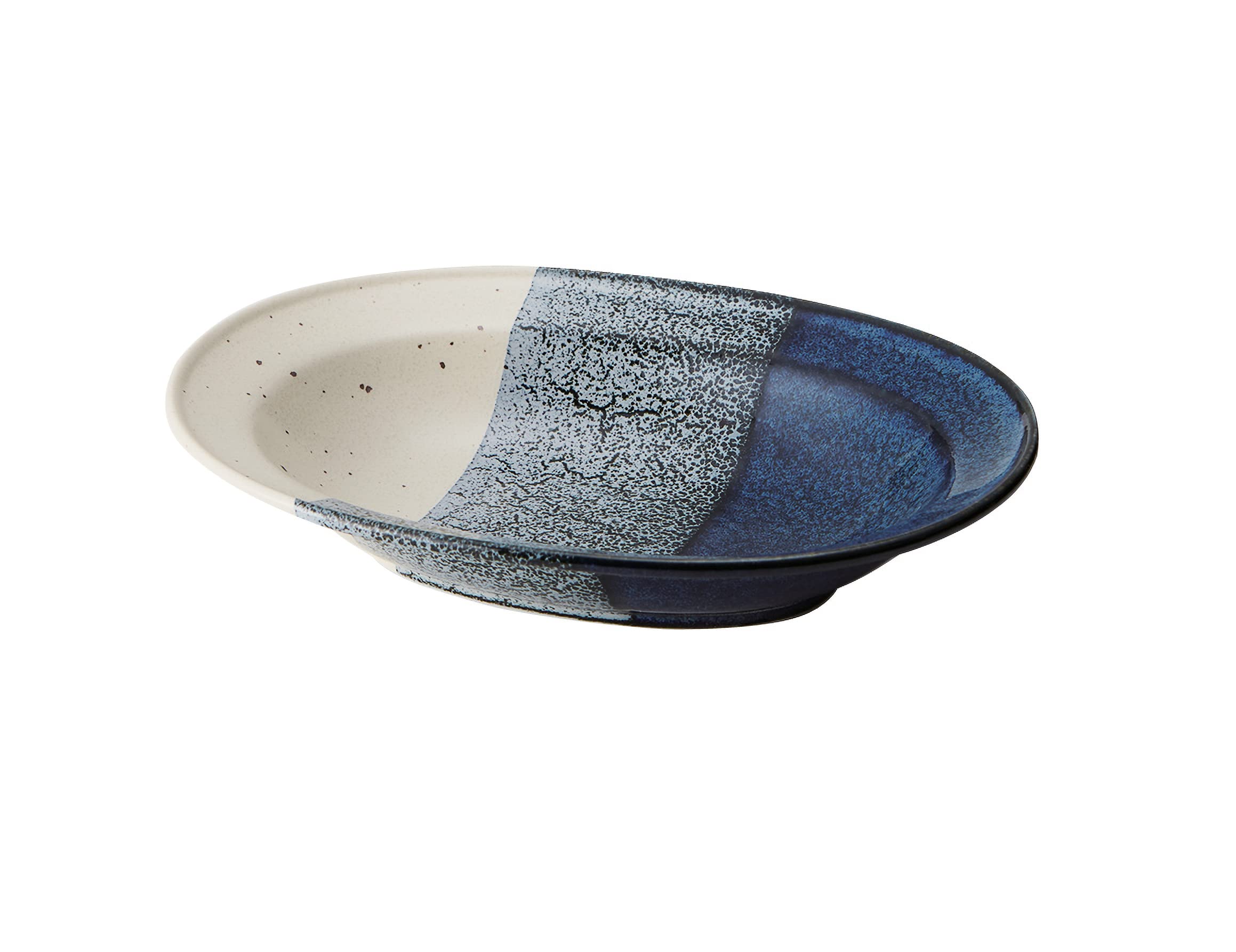 TAMAKI T-942918 One-Third Oval Bowl, W 9.3 x D 6.9 x H 1.9 inches
