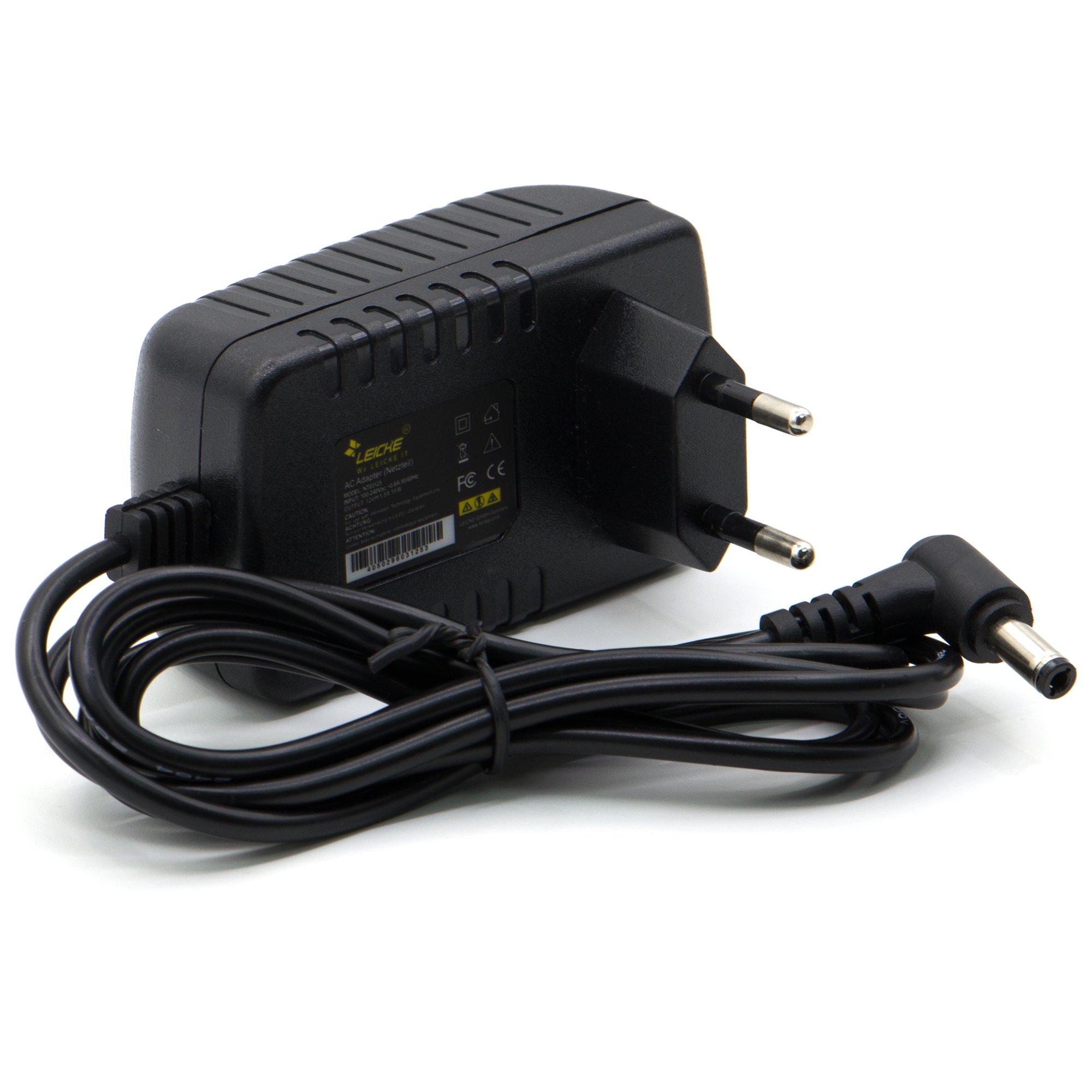 LEICKE Alimentation 24V 1A |Chargeur 24W pour Radio-réveils, Bandes LED, speedport, Bandes Lumineuses, USB-hub, Interrupteur, routeur