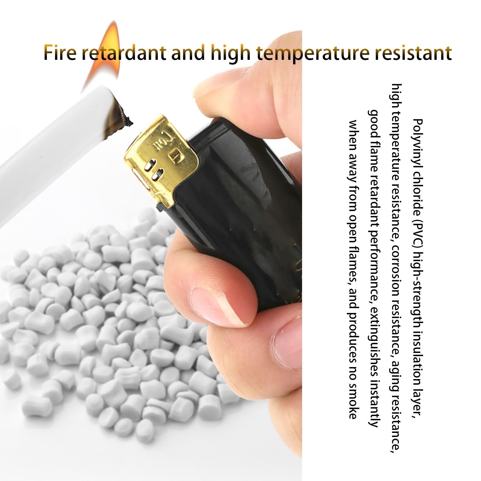 Wysokotemperaturowy przewód elektryczny, Kabel elektroniczny z drutem silikonowym, wysoka temperatura, wysokie napięcie 8-13AWG 5-30m(30m,11AWG)
