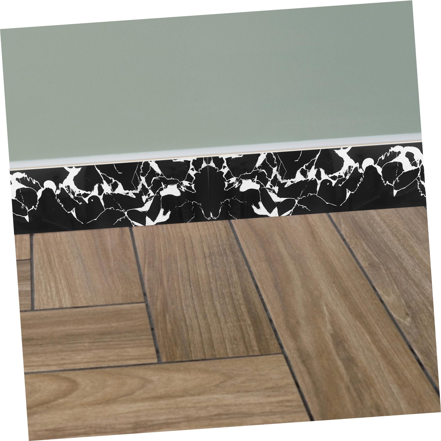 jojofuny 8rotoli Modanatura Flessibile Autoadesiva Per Decorazione Striscia Per Battiscopa e Facile Installare e Confezione