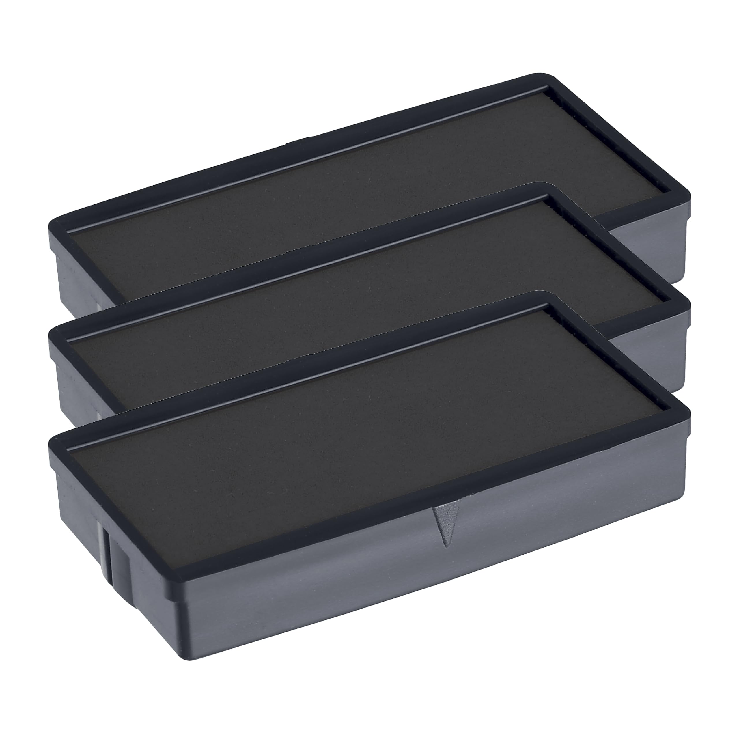 COLOP E/20 Replacement Ink Pads – Pack of 3 E20 Refill Pads Compatible with Printer 20 & Compact 20 Self Inking Stamps (Textile/Fabric Marking Black Ink)