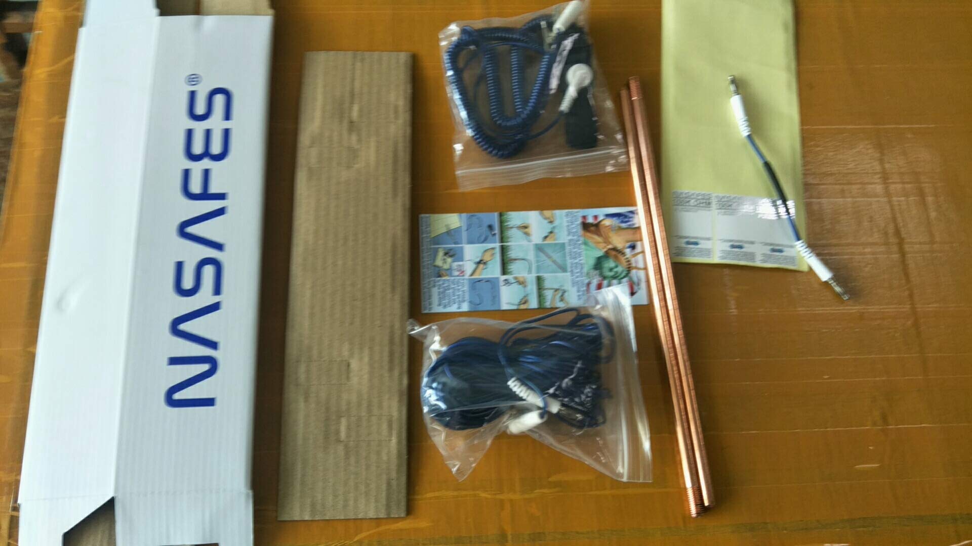 Grounding Rod & Esd Wrist Strap Set For Ground Therapy Connects Your