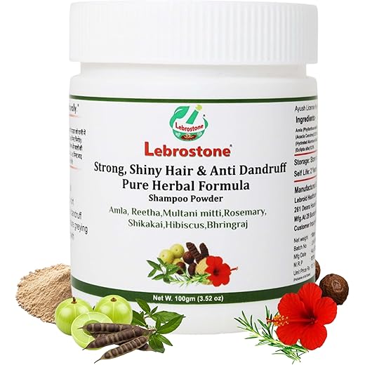 Lebrostone Dry Shampoo Herbal Powder 100 g