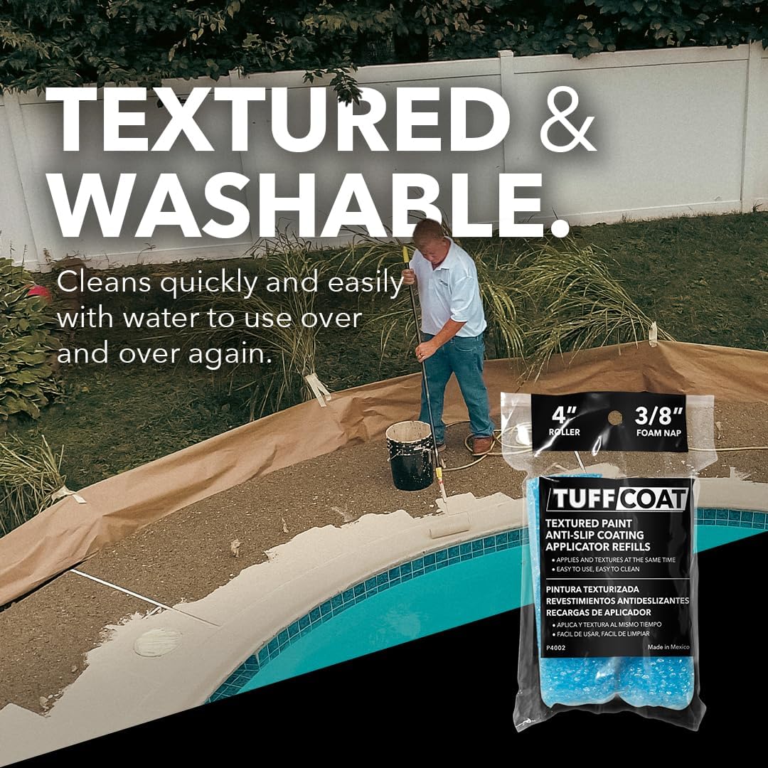 4インチ テクスチャードローラーカバー(ツインパック)