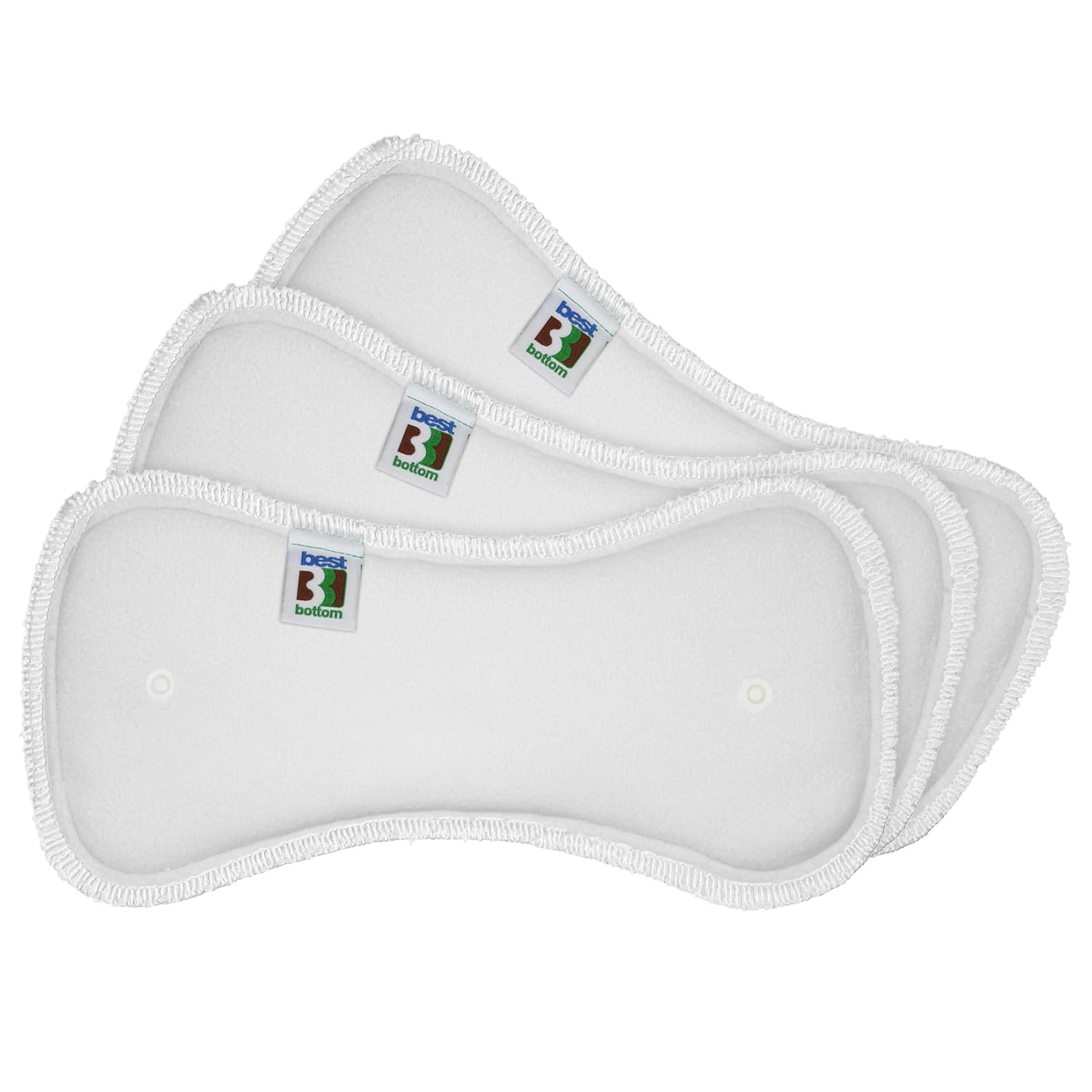 Best Bottom Reusable Inserts for Cloth Diapers, 3-Pack … (Medium, Stay Dry)