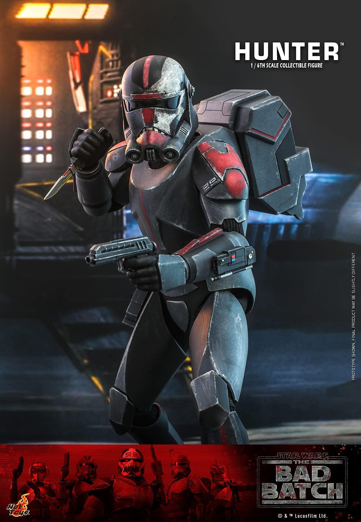 ホットトイズTMS050 バッド・バッチ ハンター Hunter1/6フィギュア ホットトイズ テレビ・マスターピース スター・ウォーズ：バッド