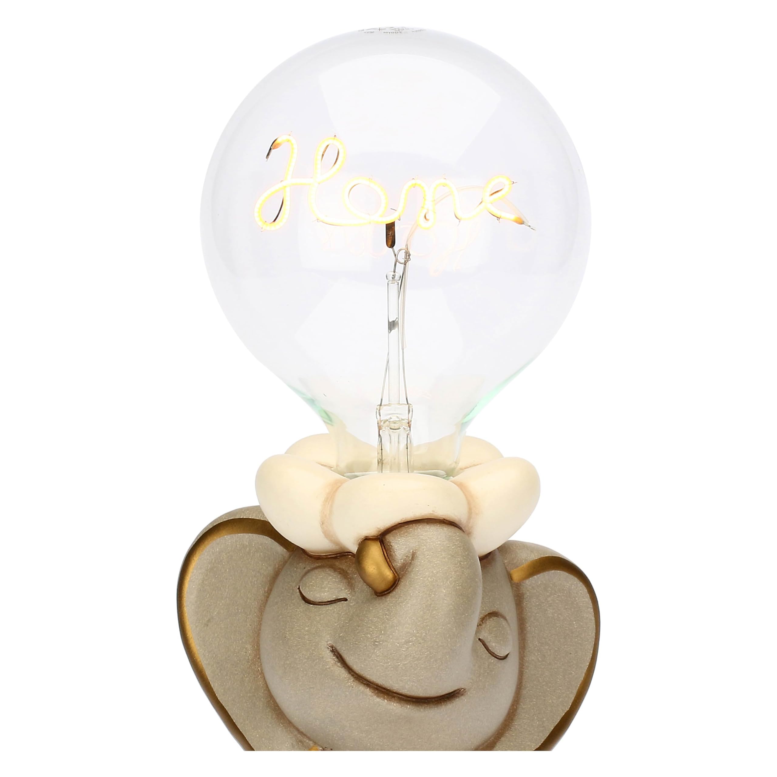 Lampada da tavolo in ceramica elefante
