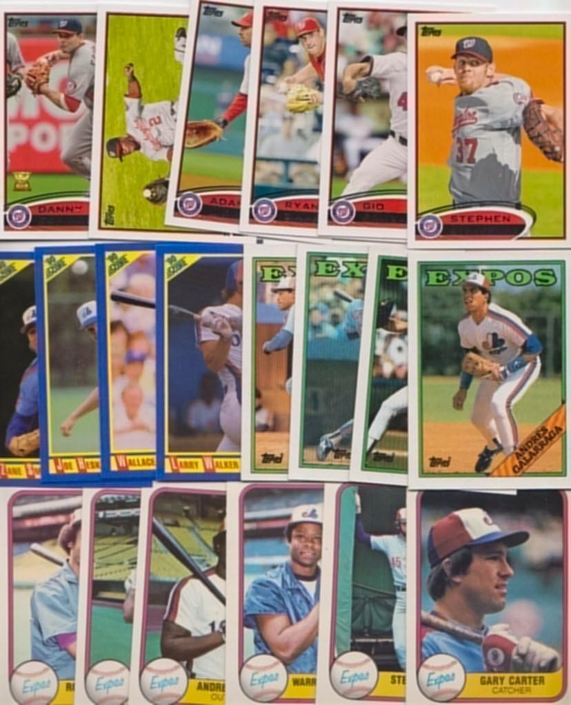 Washington Nationals/Montreal Expos - 1000 Different Baseball Cards! 1970's - 2025!