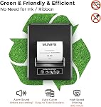 MUNBYN Thermal Receipt Printer, 80mm POS Printer with USB/LAN Ports Auto Cutter, Supports ESC/POS Command
