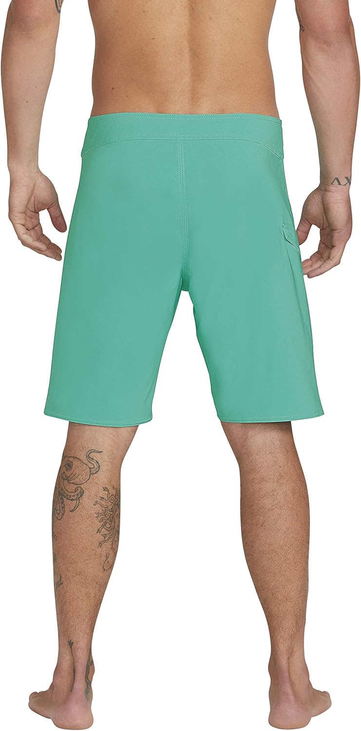 Volcom Men's 16" Elastic Waist Swim Trunks- Stretchable, UPF 50+, Quick Dry Swim Bottoms