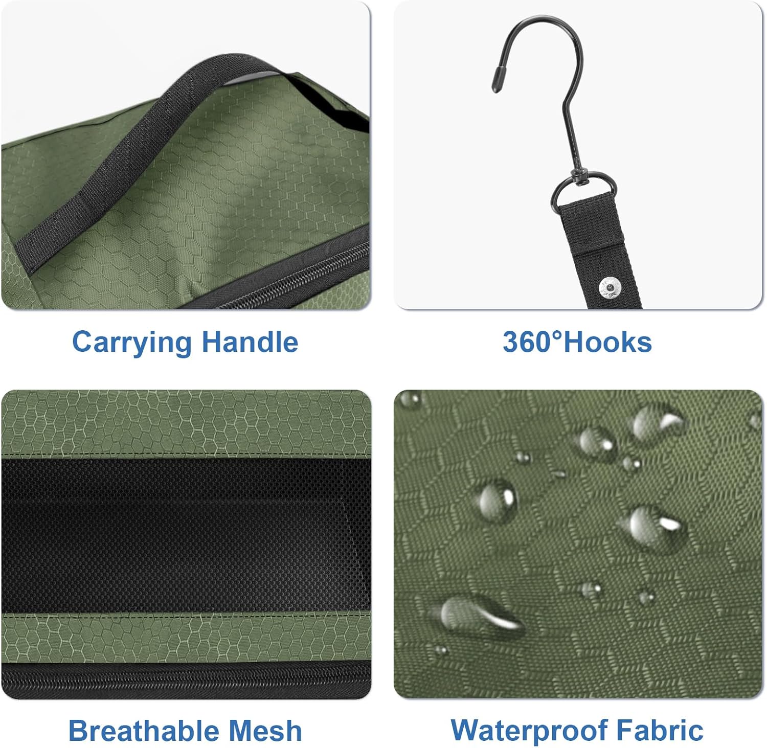 Suitcase Organizer, Travel Luggage Organizer Portable Hanging Travel Shelves Collapsible Hanging Packing Cubes for Carry on Suitcase - Image 3