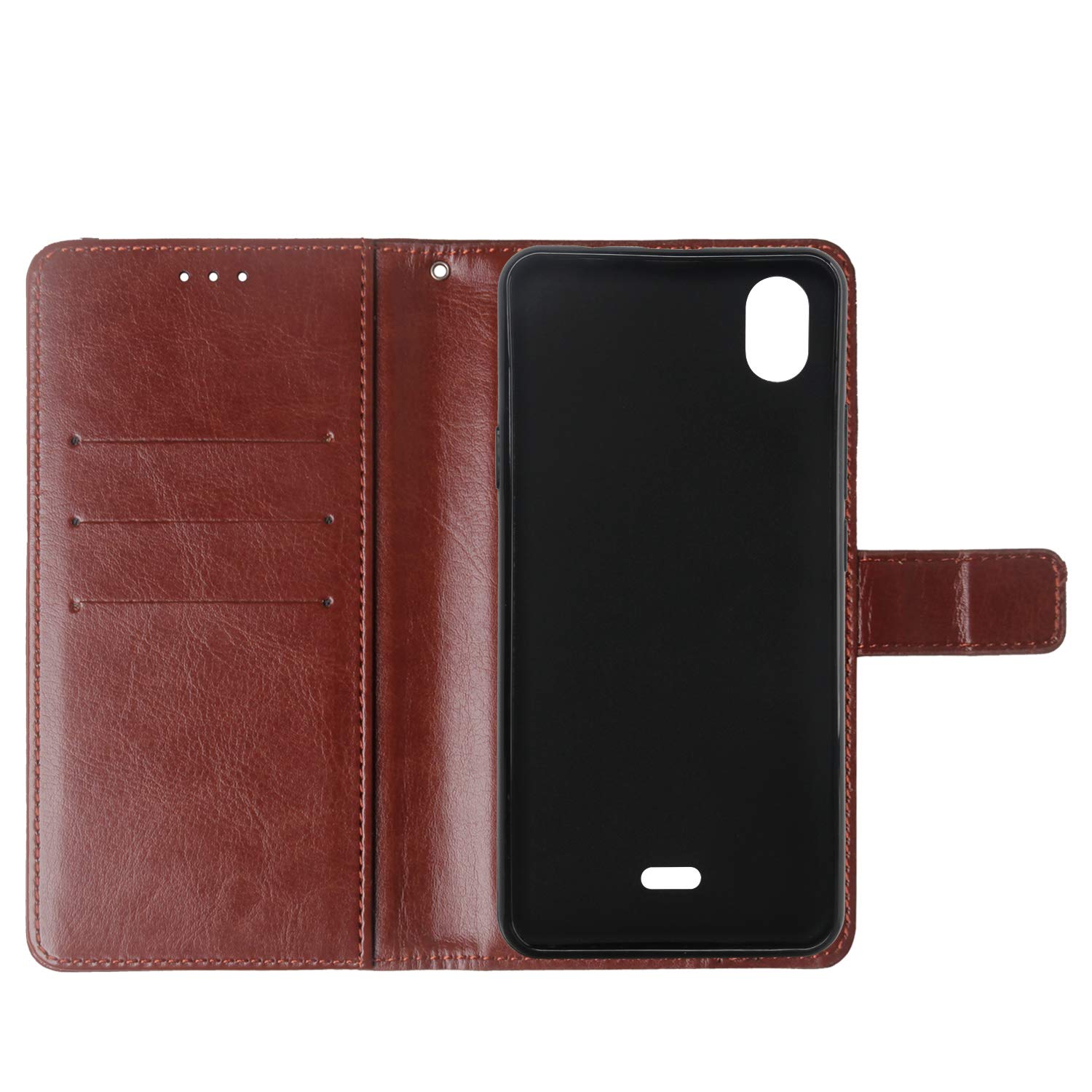 Custodia Portafoglio In PU Pelle Per Wiko Y81 (6.22 Pollici) - Rossa | Cover Protettiva Con Flip E Chiusura