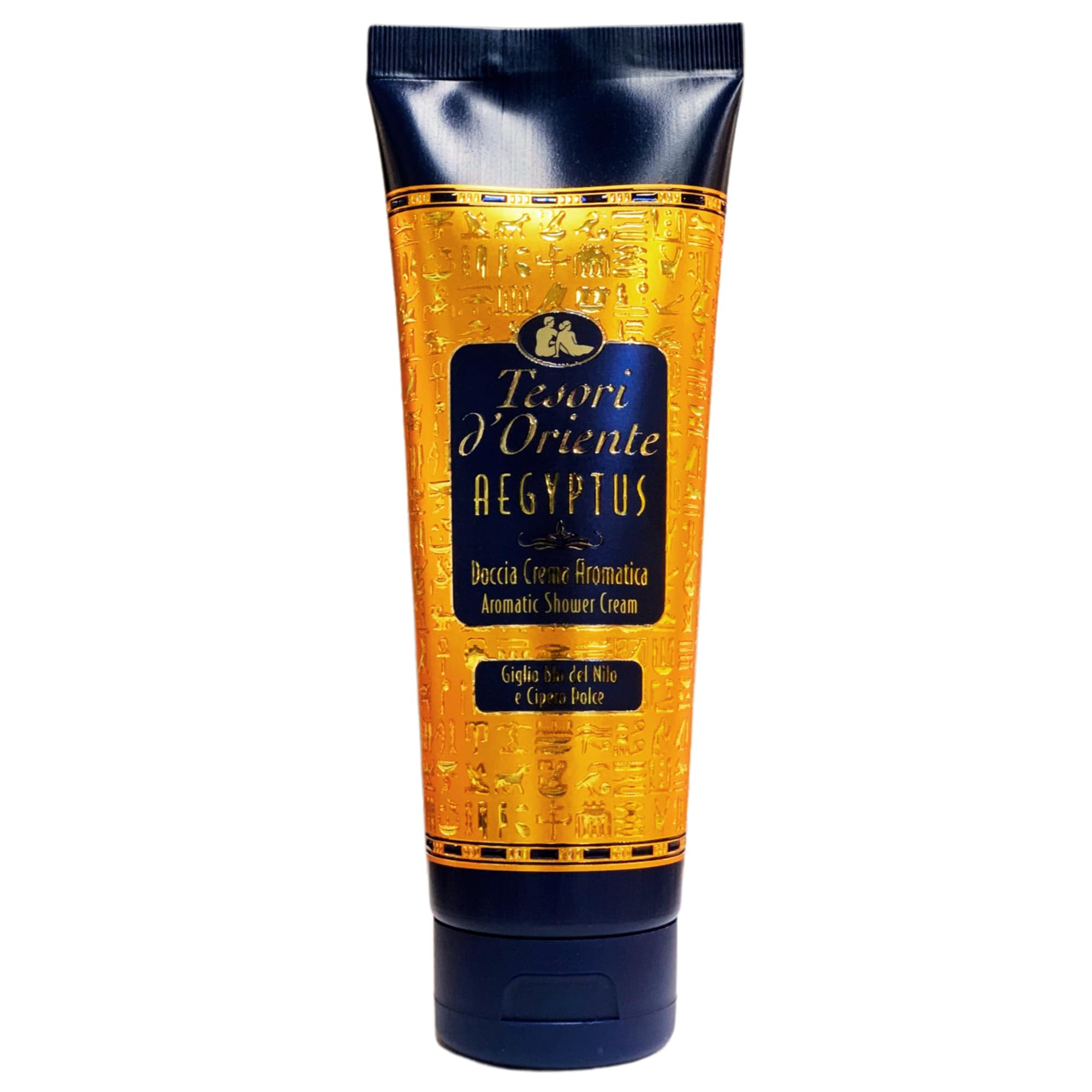 SET AEGYPTUS: Bagno Crema Aromatico 500ml + Doccia Crema Aromatica 250ml + Crema Corpo Aromatica 300ml + Profumo Aromatico 100ml + Guanto In Spugna