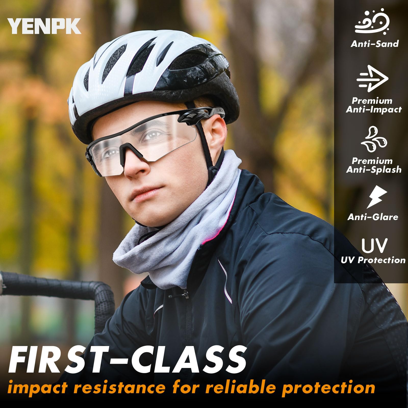 Paquete de 12 gafas de seguridad, ANSI Z87.1+gafas de protección UV, resistentes a los impactos, antiarañazos, para hombres y mujeres
