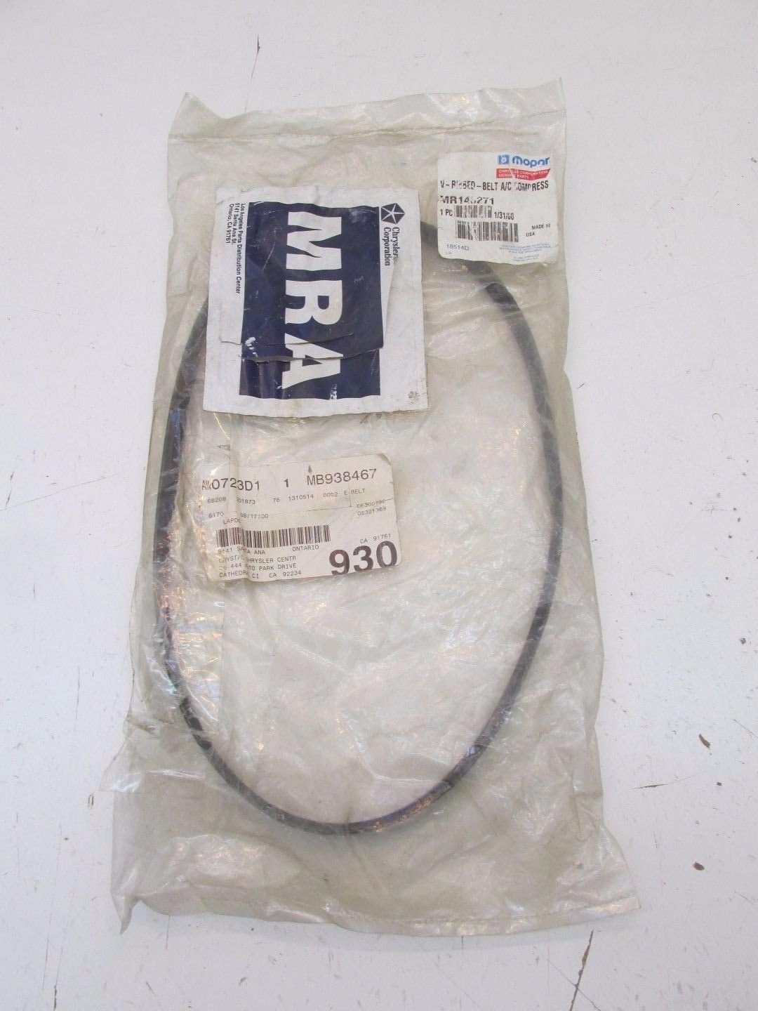 Dayco Products Poly Rib Belts