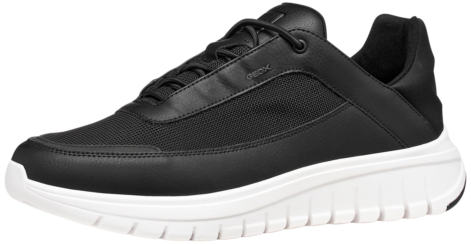 Geox Men U Flextride R D Sneaker, Black, 9 UK