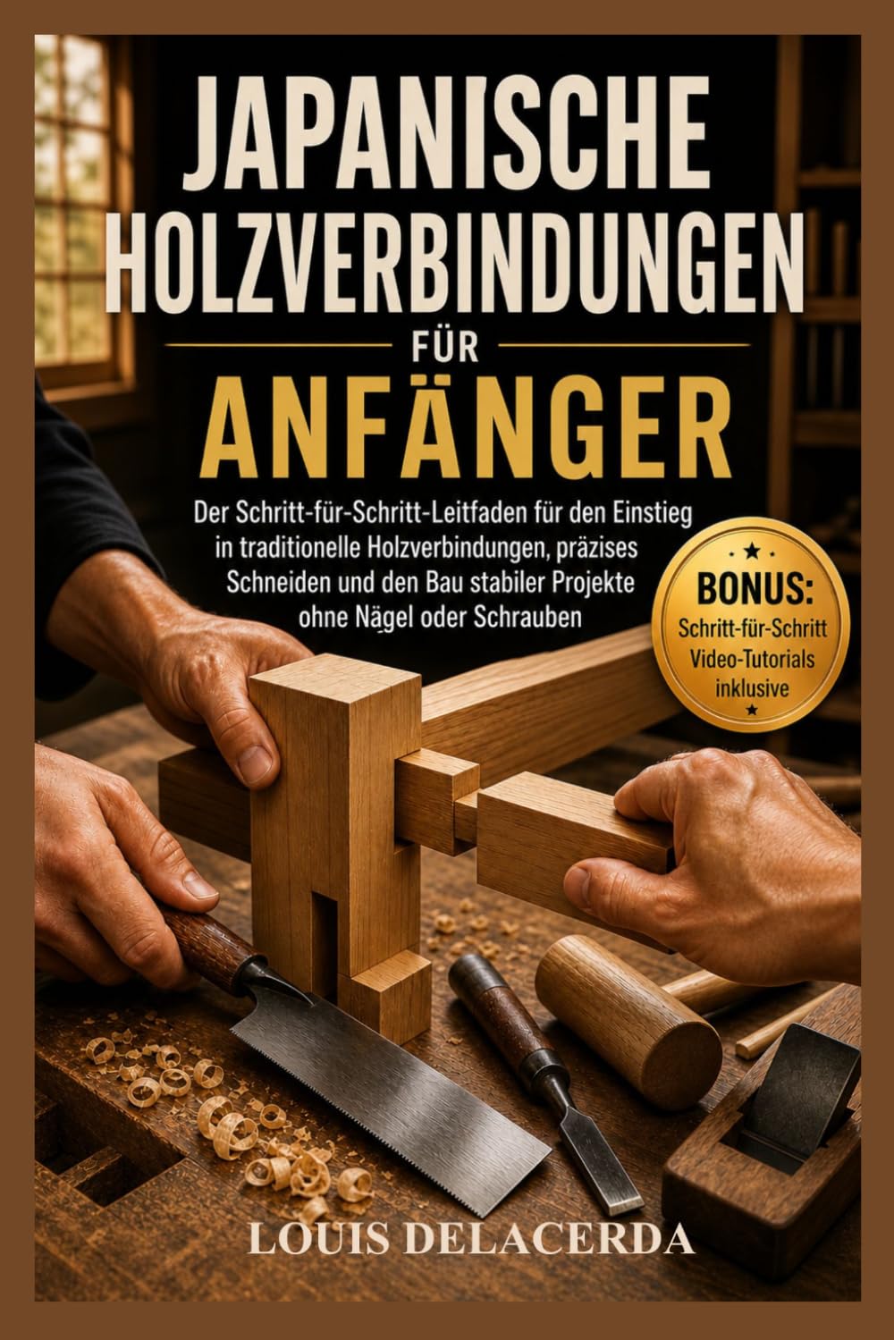 JAPANISCHE HOLZVERBINDUNGEN FÜR ANFÄNGER: Die Schritt-für-Schritt-Anleitung für Einsteiger zum Meistern traditioneller Holzverbindungen, zum Schaffen ... zeitloser Projekte ohne Nägel oder Schrauben