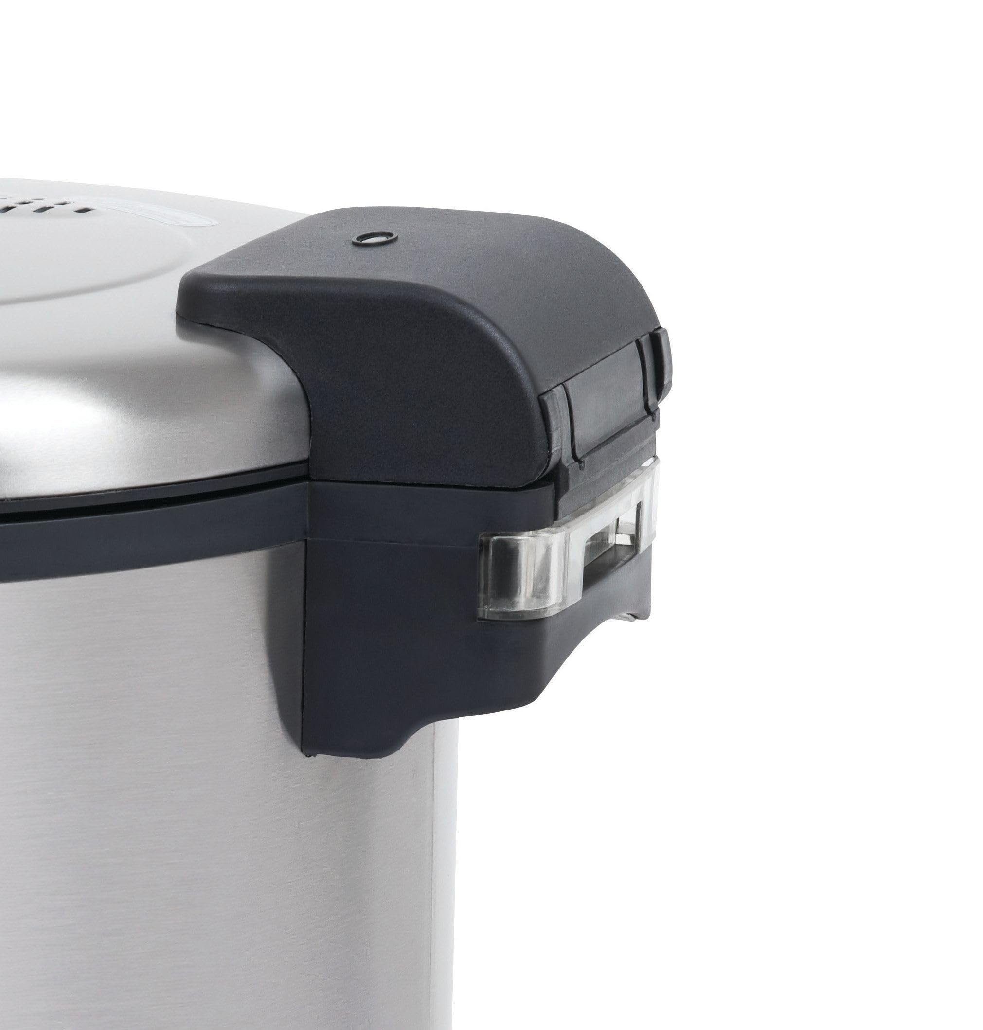 METRO Professional Olla arrocera GRC1950, 1950 W, acero inoxidable, Ø 34,7 cm, 12 L