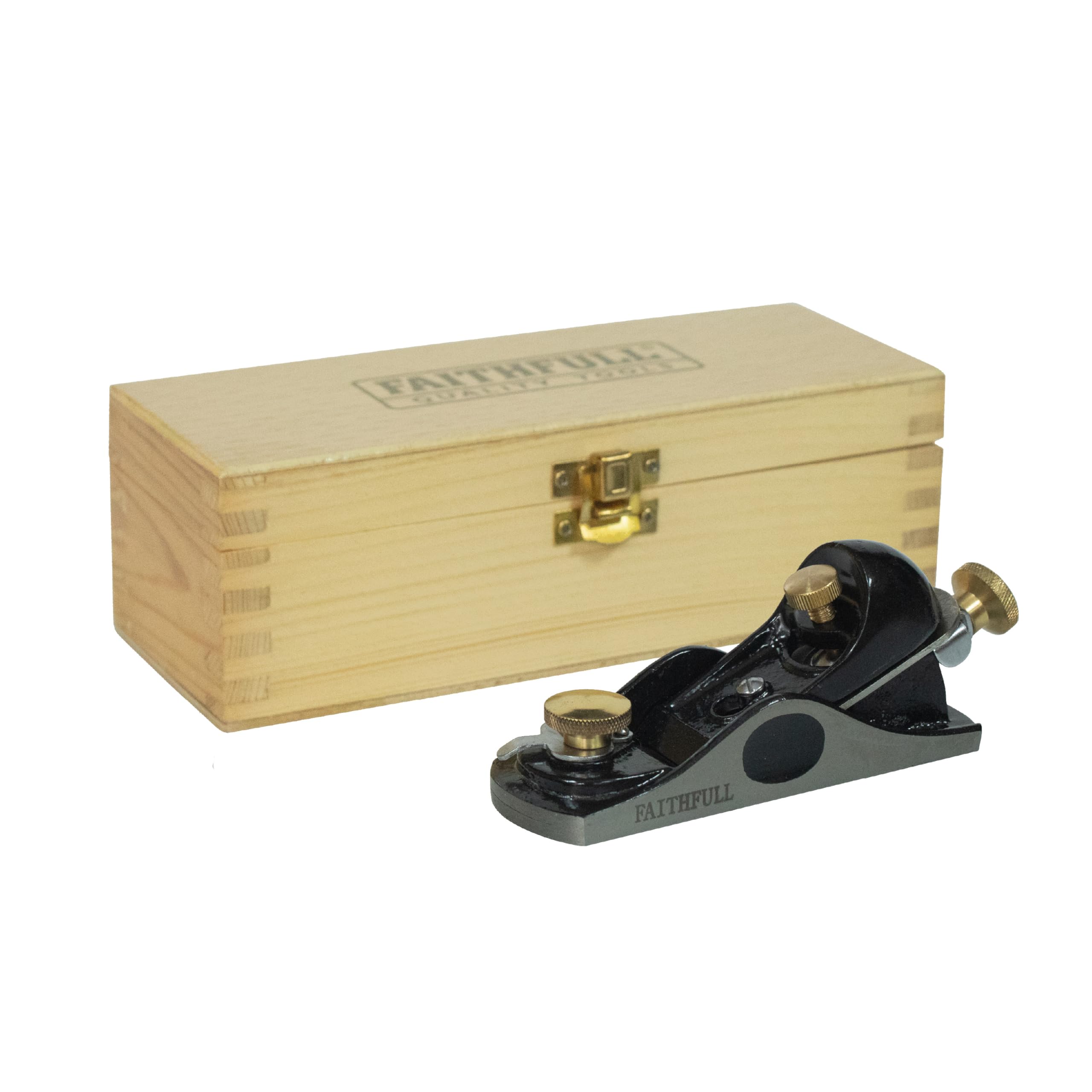 Faithfull FAIPLANE912 912 Block Plane in Wooden Box