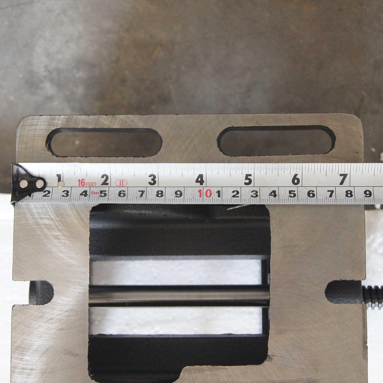 KATSU Morsa Inclinabile 4" 100mm Morsa per Trapano a Colonna Professionale Fresatrice Angolo di Inclinabile Morsa per Banco da Lavoro in Acciaio