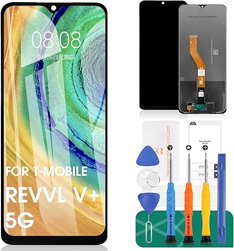 Para T-Mobile REVVL V+ Plus 5G Pantalla LCD Reemplazo de pantalla táctil Digitalizador Asamblea Piezas de reparación de repuesto con herramientas disponible en Yaxa Costa Rica