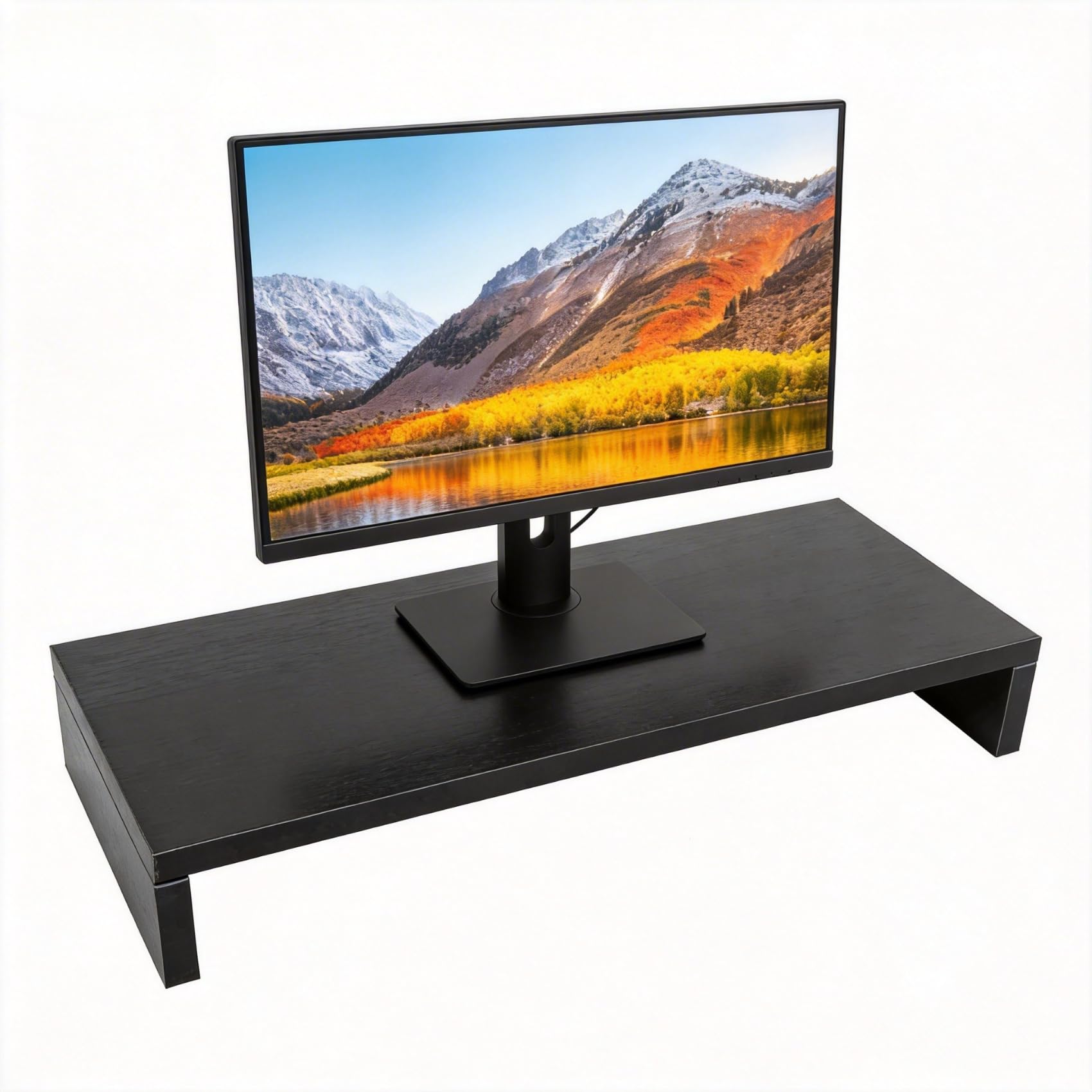 Soporte para Monitor Elevador de Monitor de Madera Organizador de Escritorio LED LCD Elevador de Monitor de Computadora Universal PC Notebook TV Soporte Vertical Organizador