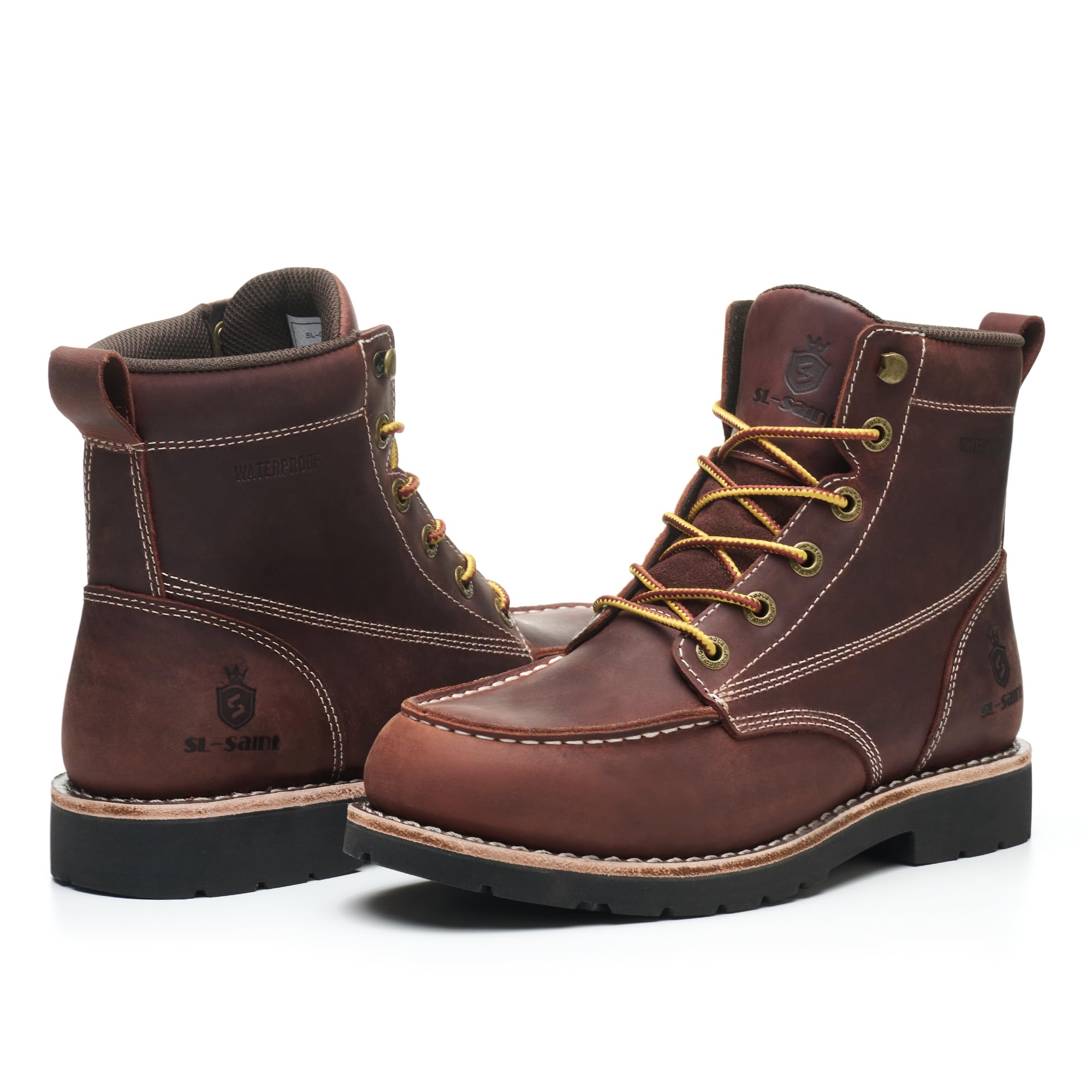 Fait à La Main Imperméables Souple Moc Toe Bottes Classique Cuir véritable Welts Cheville Mode