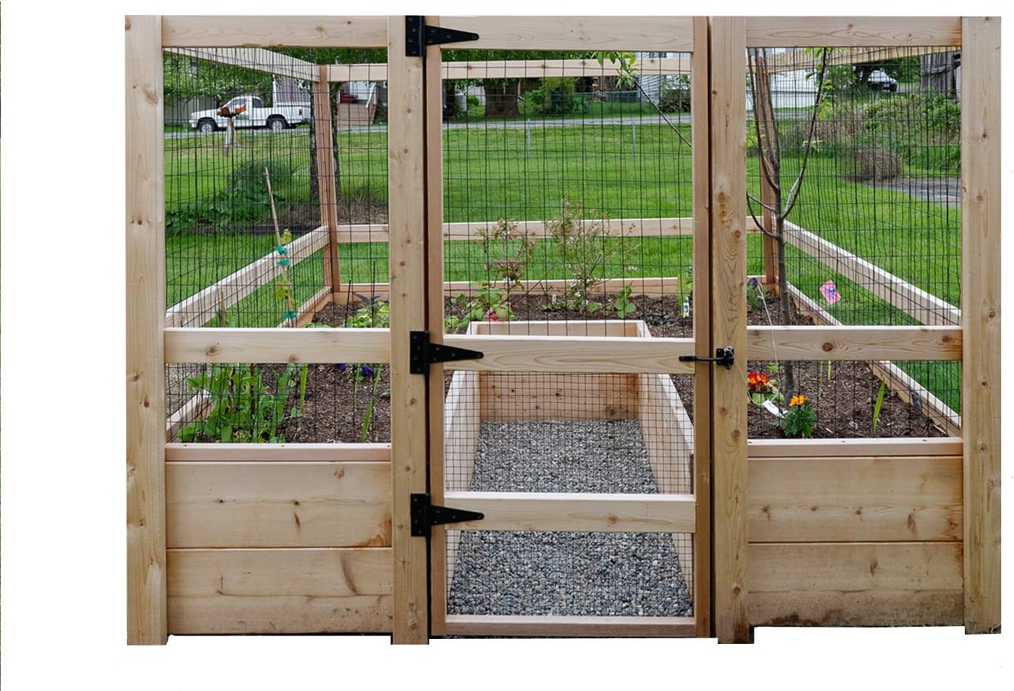 Deer-Proof Just Add Lumber Vegetable Garden Kit - 8'x8'