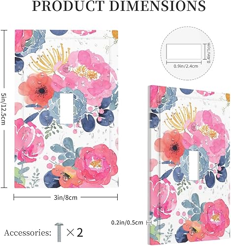 Vista 819 de Cubiertas decorativas de salida de estrella de mar playera, tablero de madera azul de concha de mar de 1 banda, decoración individual GFCI, placa