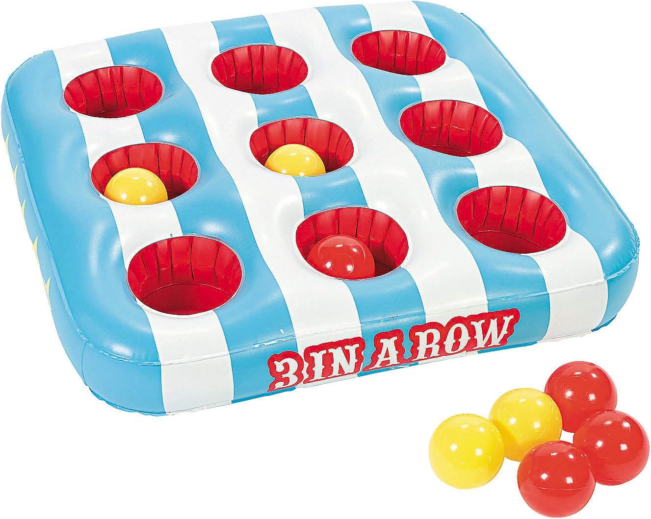 Hinchable 3 en una fila juego de carnaval  día festivo Biblia Escuela y sobre la parte superior