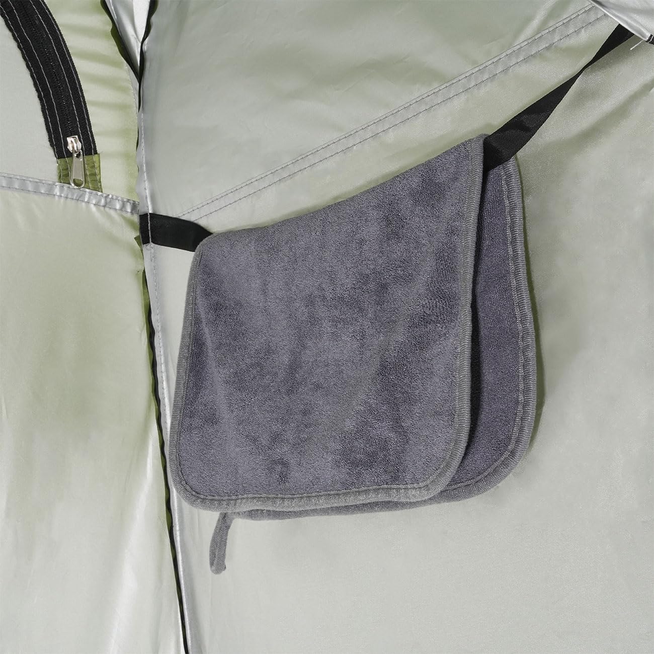 ideoon Pop-Up Toilettenzelt - Duschzelt & Umkleidezelt für Camping, Strand & Outdoor, tragbares Sichtschutzzelt grün, schneller Aufbau