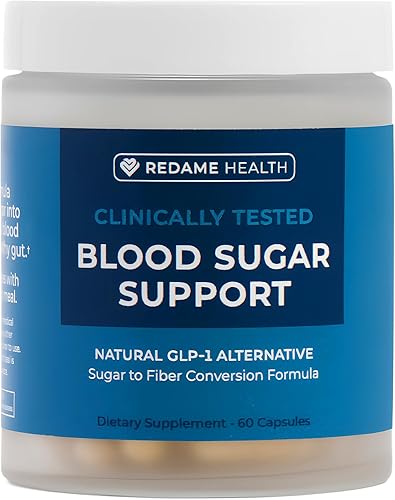 Redame Health Suplemento de apoyo para el azúcar en la sangre, suplemento de apoyo de glucosa con hoja de alcachofa, raíz de jengibre y mezcla