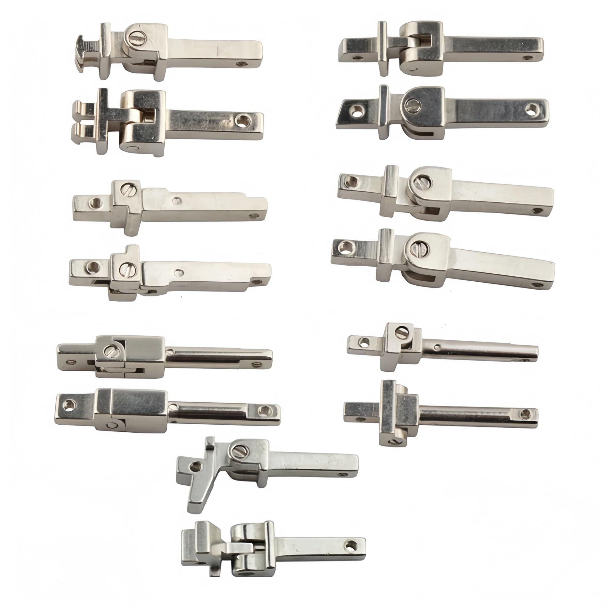 2 Pairs of Spring Hinges for Eyeglasses Repair - Replacement Hinges for Plastic Eyewear, Multiple Sizes Available