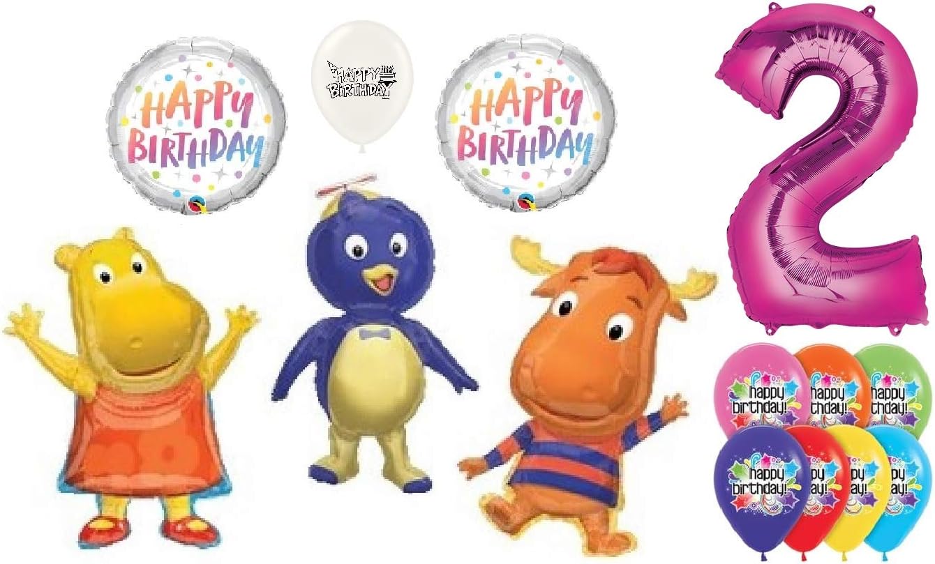 Ultimate Backyardigans 2nd Birthday Party Event Bouquet of Balloons, Balloons Amazon Canada