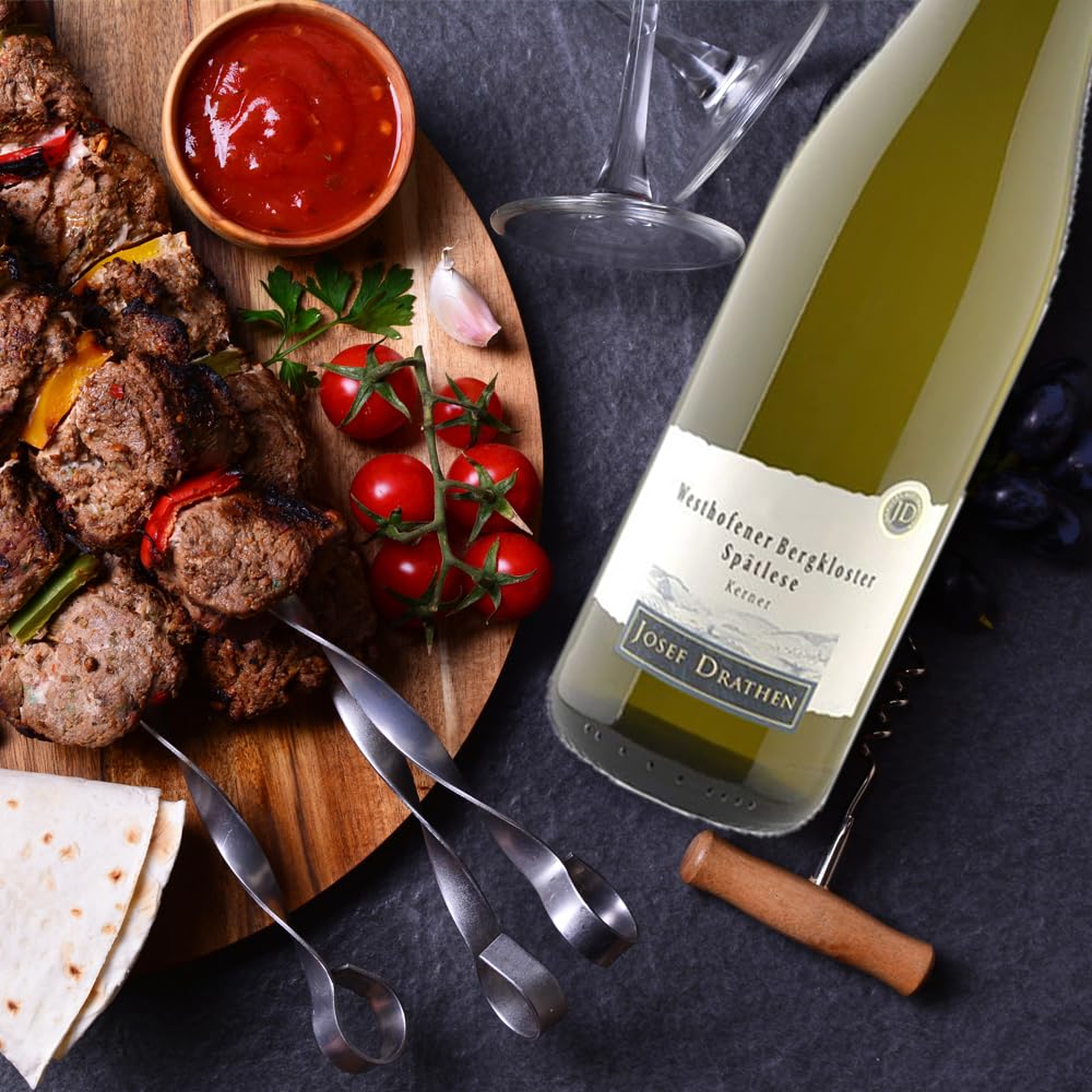J.Drathen Westhofener Bergkloster Spätlese QmP, süß, sortenreines Weinpaket + VINOX Winecard (6x0,75l)